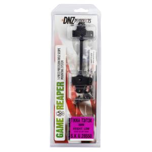 DNZ 28550 Game Reaper  Tikka T3,T3x 30mm Low 1-Piece Matte Black