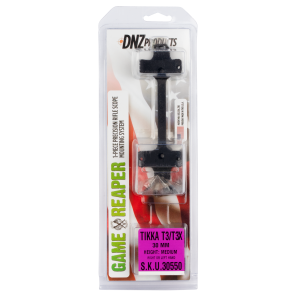 DNZ 30550 Game Reaper  Tikka T3,T3x 30mm Medium 1-Piece Matte Black