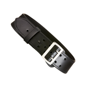 Aker Leather Sally Browne Contour Duty Belt - Black Plain - Aker Leather