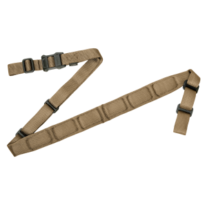 Magpul MAG545-COY MS1 Sling 1.25-1.88 W x 48- 60 L Padded Two-Point Coyote Nylon Webbing for Rifle