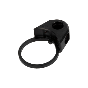 Ar-15 End Plate W/ 3-Qd Sling Swivel Sockets Steel - End Plate W/ 3-Qd Sling Swivel Sockets Black Dlc