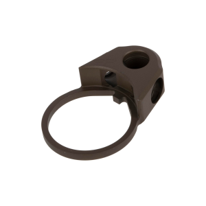 Ar-15 End Plate W/ 3-Qd Sling Swivel Sockets Steel - End Plate W/ 3-Qd Sling Swivel Sockets Fde Cerakote