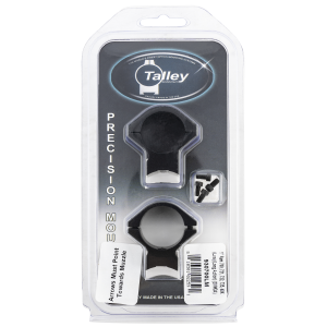 Talley Lightweight Alloy Scope Mount Combo Remington Model 700-721-722-725-40X 1 Low LA 20MOA - Black Anodized
