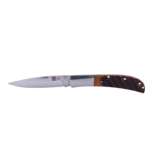 AL Mar Knives Classic Series 4" Honey Jigged Bone Folding Knife - Al Mar
