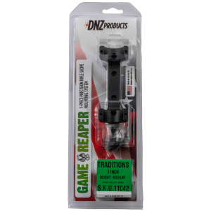 DNZ Game Reaper 1" Scope Mount - Medium Height - Traditions Black Powder