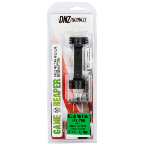 DNZ Products Game Reaper 1-Inch Scope Mount - Medium Height - Remington 742-760  - Black