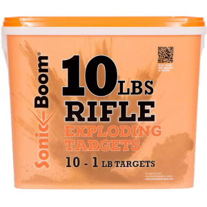 Sonic Boom Exploding Rifle Targets 1 lb. 10 pk. - Sonic Boom