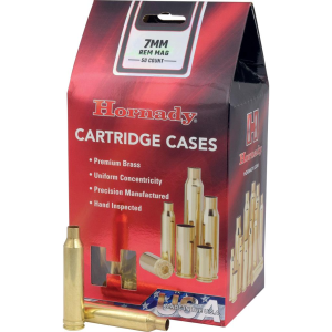 Hornady Rifle Cartridge Cases 7mm Rem. Mag. Unprimed 50 pk. - Hornady