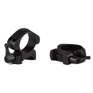 Konus 7407 Steel Rings  with Quick Detach Picatinny/Weaver 1 Medium Black Matte