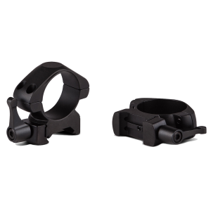 Konus 7410 Steel Rings  with Quick Detach Picatinny/Weaver 30mm Medium Black Matte