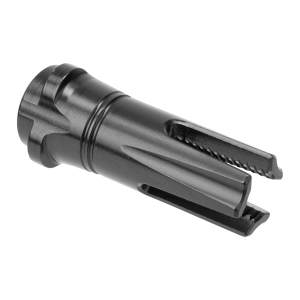 Breek Arms BRK4318 Scorch 3-Prong Flash Hider Black Nitride Steel 1/2x28 Threads 9mmLuger Compatible w/ Breek-LOK 3QD