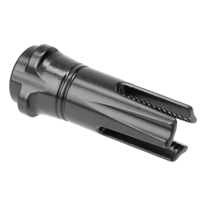 Breek Arms BRK4319 Scorch 3-Prong Flash Hider Black Nitride Steel 5/8x24 Threads 9mmLuger Compatible w/ Breek-LOK 3QD