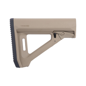 Magpul MOE RL Carbine Stock Flat Dark Earth - MOE RL Carbine Stock for Superior Tactical Use and Custom Fit - MAG1440-FDE