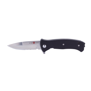 AL Mar Knives Mini S.E.R.E. 2020 G 3" Part Serrated Assisted Open Folding Knife - Al Mar