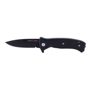 AL Mar Knives Mini S.E.R.E. 2020 G 3" Black Titanium Assisted Open Folding Knife - Al Mar
