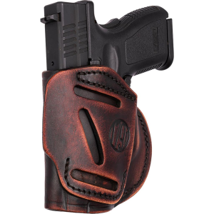 1791 Gunleather 4 Way IWB & OWB Holster Size 2 Stealth Black Left Hand