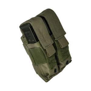 Armor Express AE Base Pouch - Pistol Covered Double Mag Pouch - Ranger Green - Armor Express