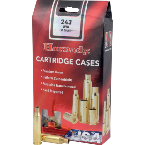 Hornady Unprimed Brass 243 Win. 50 pk. - Hornady
