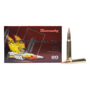 Hornady Superformance 30-06 Springfield Ammo 165 Grain Hornady SST (Super Shock Tip) Polymer Tip Box of 20