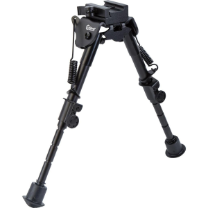 Caldwell 110140 XLA Fixed Bipod Black 6-9 Aluminum compatible with Picatinny