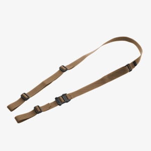 Magpul MS1 Lite Sling - Coyote - Durable and Adjustable Sling with Classic Coyote - MAG1312-COY