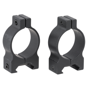 Browning AB3/A-Bolt 30mm Standard Aircraft Grade Alloy Lightweight High Strength 2-Piece Weaver Style Scope Ring, Matte Black - 12564