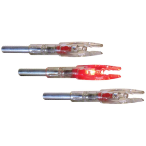 GWS Lighted Nocks Red S 3 pk. - Gws