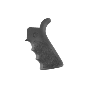 Hogue 15020 Rubber Grip Beavertail with Finger Grooves AR-15 Textured Black