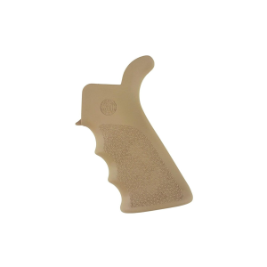 Hogue AR Platform OverMolded Beavertail Rubber Grip with Finger Grooves, Flat Dark Earth - 15023