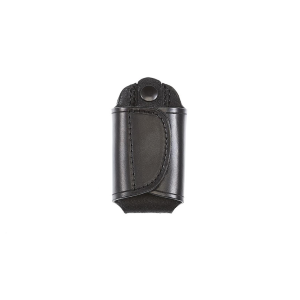 AKER Leather 564 Silent Key Holder - Black Plain - Aker Leather