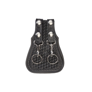 Aker Leather A-TAC Nylon Double Key Flap - Black - Aker Leather