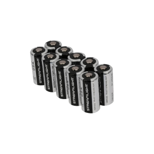 Streamlight CR123A 3V Lithium Batteries - 10 Pack - Streamlight