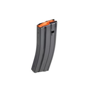 DuraMag Speed Magazine AR-15 223 Remington, 5.56x45mm, 300 AAC Blackout 30-Round Aluminum Black Orange Follower