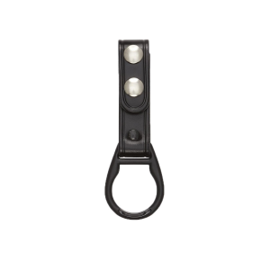 Aker Leather Baton Ring Strap - Side Handle - Black Plain - Aker Leather