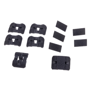 Magpul M-LOK Type 2 Half Slot Low-Profile Rail Cover, Black - Enhanced Protection and Grip - MAG1365-BLK