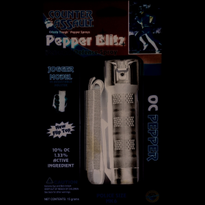 Counter Assault Personal Defense Pepper Spray - Jogger Holster - 15 Grams - Counter Assault