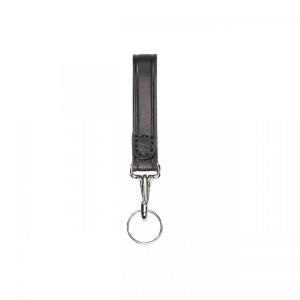 Aker Leather Key Ring Strap - Nylon - Black Plain - Aker Leather