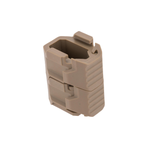 Strike Industries M-LOK Stacked Angled Grip Extension, Flat Dark Earth - Tactical Grip Extension for Superior Handling - SI-AR-CMS-SAF-EXT-FDE