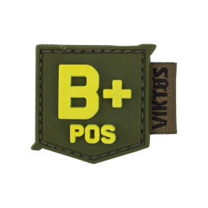Viktos Bloodtype Mini Moralpha Patch - B Positive - Ranger Glow - Viktos