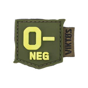 Viktos Bloodtype Mini Moralpha Patch - O Negative - Ranger Glow - Viktos