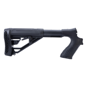 Ex Performance Adj Pistol Grip Stock For Mossberg 500/590/88 - Ex Performance Adj Pistol Grip Stock 12g Moss 500/590/88 Blk