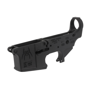 Spikes Tactical AR-15 Lower Receiver - Spider Logo - Bullet - Stripped Lower - BLEM