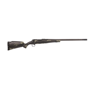 Fierce Firearms ROG65PRC24BF Carbon Rogue 7mm PRC 3+1 24 Carbon Fiber Barrel, Black Cerakote Steel Rec, Forest Camo Rogue Stock