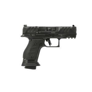 Walther PDP Pro Compact, Steel Frame 4" 9mm w/ (2)18rd Mags Adjustable Sights Optics Ready Pistol, Black - 2896991
