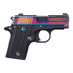 Sig Sauer(R) - 238-380-RBT2 - P238 Titanium Rainbow 380 ACP 6+1 2.7" Semi-Auto Black Pistol