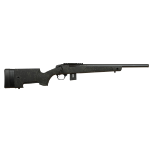 Bergara BMR-X Bolt Action Rifle 22 Winchester Magnum Rimfire (WMR) 18" Black Threaded Barrel Black Frame Black Field Stock