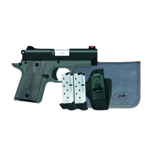 Kimber Mfg.,inc 3300252 Micro 9 RTC 9mm 7+1 3.15 Ramped Barrel Black KimPro II Flared/Lowered Ejection Port Stainless Steel Slide Shadow Ghost Grip