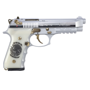 European American Armory Regard MC Liberador II 9mm Pistol - 4.9" - Silver - 1x 18rd Mag