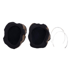 Noisefighters Heatsync Sweat-Wicking Ear Pad Covers for Headsets - Coyote - 1 Pair - Noisefighters
