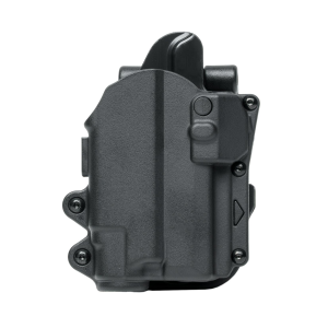 Rapid Force By Alien Gear Level 2 Holster - Locking Belt Slide - Sig P320 Full Size 9mm/.40 cal/M17/XFull, Sig P320 Compact/Carry 9 mm/.40 cal/M18/XCarry - Matte Black - Right Hand - Large Light - No Axon